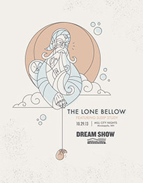 The Lone Bellow in Minneapolis Concert Poster